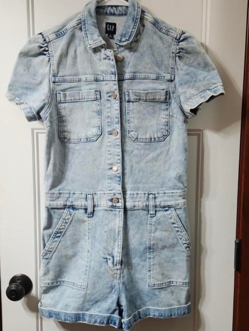 NWOT GAP Denim Romper - 8 Tall